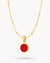 January Signature Birthstone Necklace Set, Gold