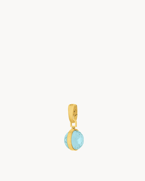 March Peace Little Moments Birthstone Pendant