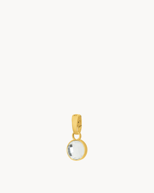 April Birthstone Hope Dainty Signature Pendant