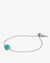 May Birthstone Friendship Signature Bracelet, Silver