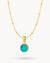 May Signature Birthstone Necklace Set, Gold