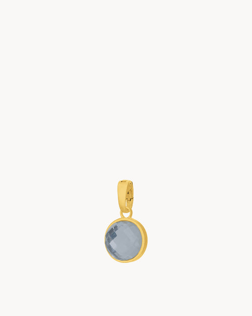 June Birthstone Strength Signature Pendant, Gold