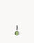 August Birthstone Beauty Dainty Signature Pendant, Silver