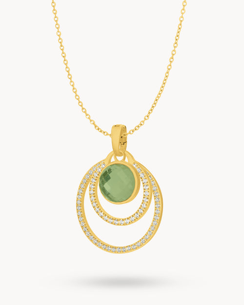 August Beauty Halo Necklace Set