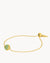 August Birthstone Beauty Signature Bracelet, Gold
