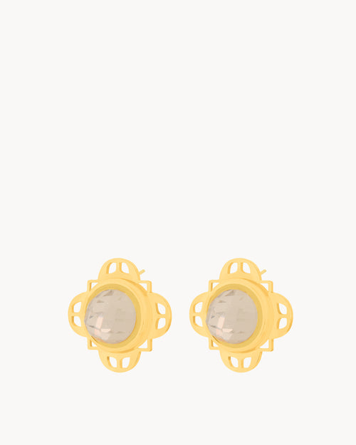 Mvintage Tritoni Dainty Twist Stud Earrings October