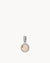 October Birthstone Love Signature Pendant, Silver