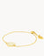 November Chrysanthemum Birth Flower Bracelet