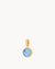 December Birthstone Uniqueness Signature Pendant, Gold