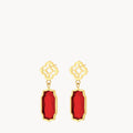 January Birthstone Passion Bizzilla Dangling Earrings — January