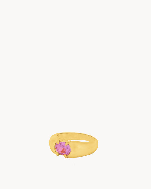 July Birthstone Joy Signet Ring