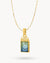 Blue Dazzling Mdina Bieb Pendant Set