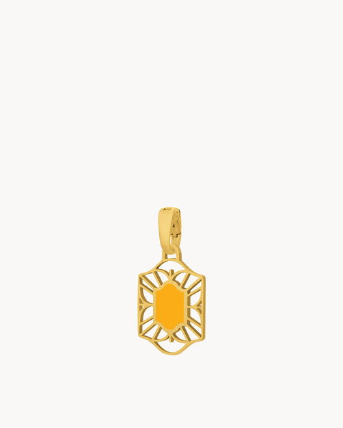 Orange Enthusiasm Cospicua Bieb Pendant