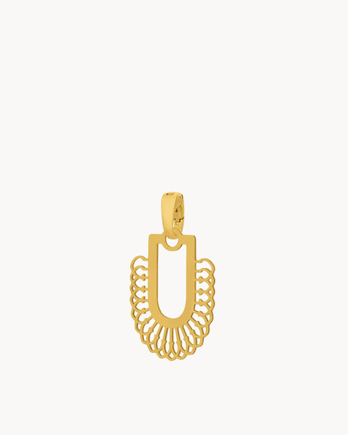 Hollow Oval Lodge Pendant