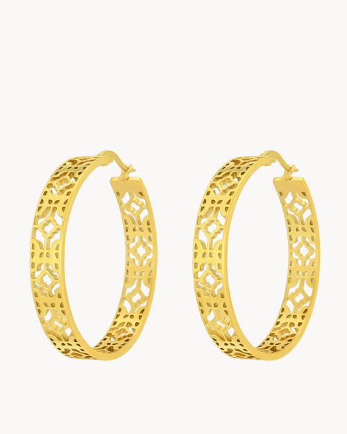 Bizzilla Large Statement Hoop Earrings