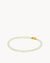 White Protection Mother of Pearl Anklet