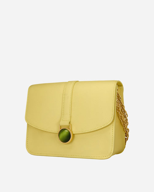 Butter Yellow Mvintage Twist Handbag