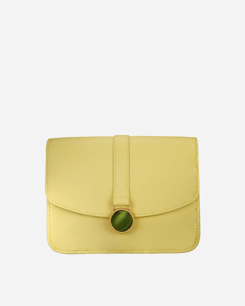 Butter Yellow Mvintage Twist Handbag