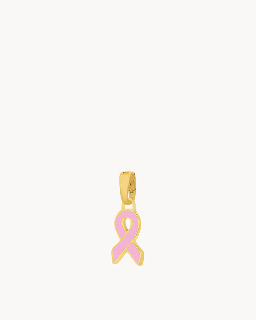 Pink Ribbon Charm
