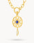 Dreamcatcher Necklace Set, Gold