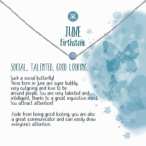 June Necklace, Silver