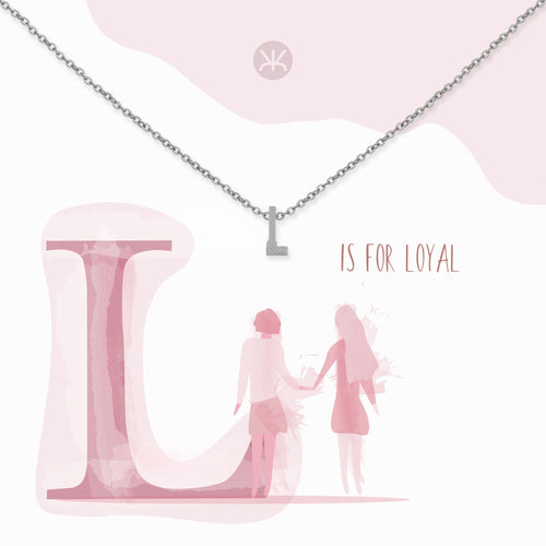 L Silver Necklace