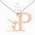 P Silver Necklace