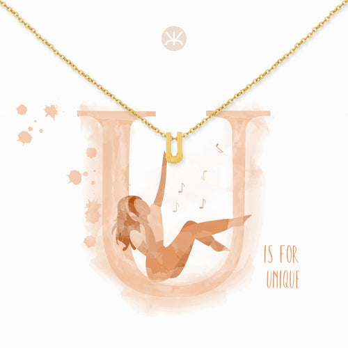 U Gold Necklace
