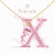 X Gold Necklace