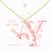 Y Gold Necklace