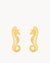 Timeless Pearl Statement Seahorse Earrings
