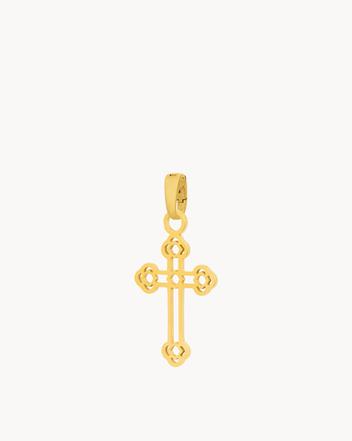 Confirmation Salib Pendant, Gold