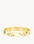 Protection White Feather Wreath Bangle