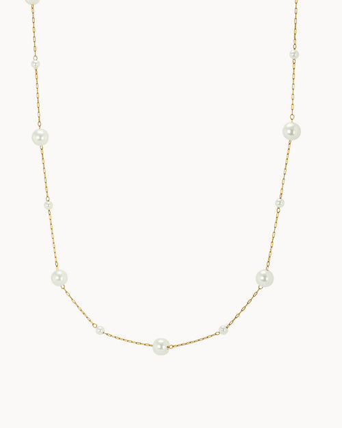 Pearl Tin Cup Choker