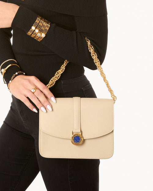 Soft Ecru Mvintage Twist Handbag