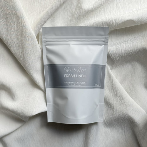 Wicks & Locks Fresh Linen - Simmering Granules