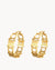 Gallarija Hollow Statement Hoop Earrings
