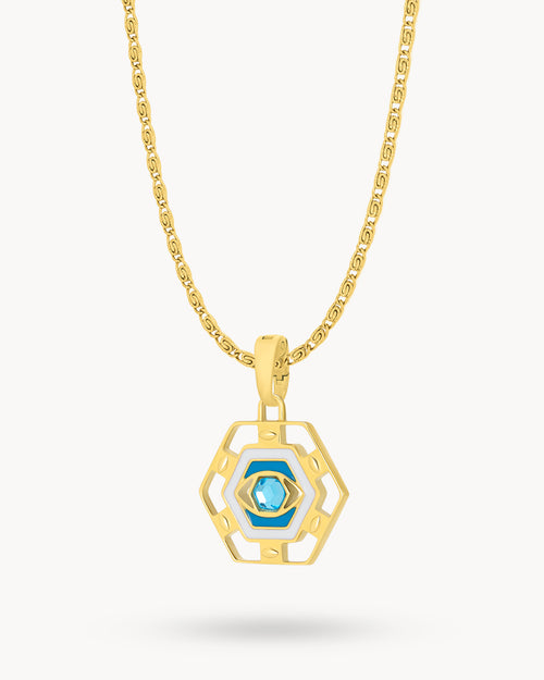 Evil Eye Gardjola Reversible Necklace