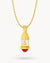 January Birthstone Passion Gardjola Dainty Twist Necklace