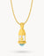 March Birthstone Passion Gardjola Dainty Twist Necklace