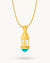 May Birthstone Passion Gardjola Dainty Twist Necklace
