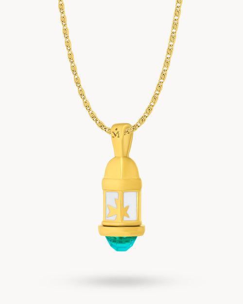 May Birthstone Passion Gardjola Dainty Twist Necklace