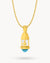 September Birthstone Passion Gardjola Dainty Twist Necklace