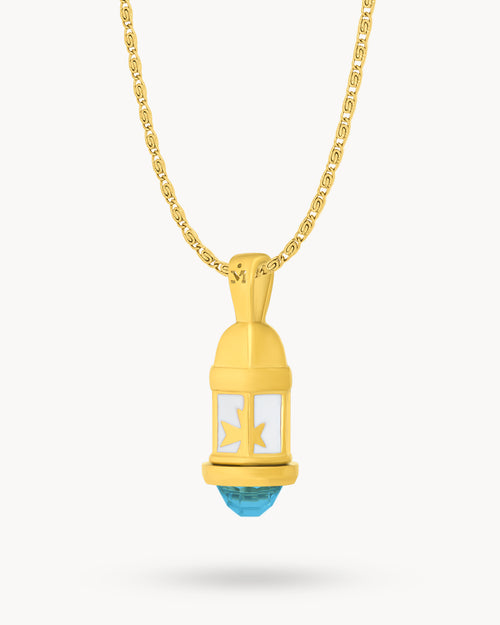 September Birthstone Passion Gardjola Dainty Twist Necklace