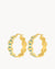 Evil Eye Gardjola Statement Hoop Earrings