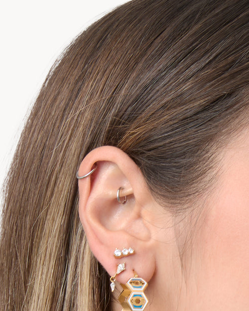 Starlight Aura Stud Earring