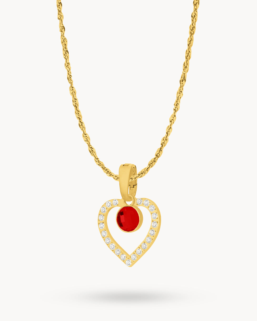 January Heart Ħabbata Starlight Necklace Set