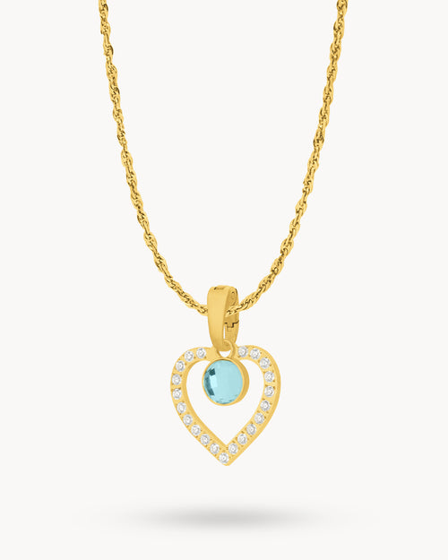March Heart Ħabbata Starlight Necklace Set