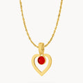 January Heart Ħabbata Necklace Set — January