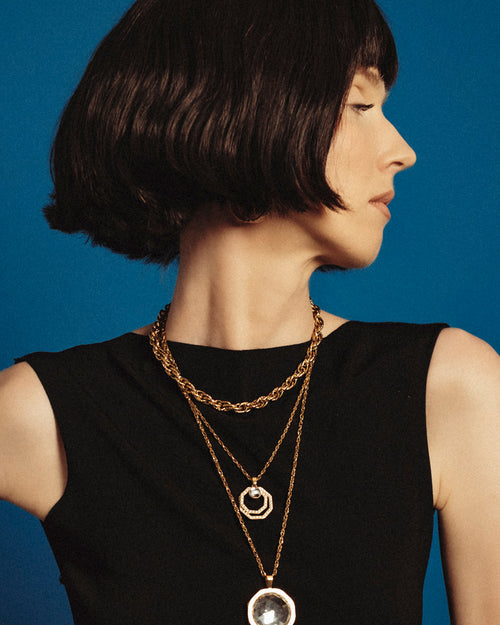 Starlight Statement Octagon Ħabbata Halo Pendant